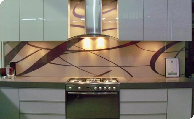 Custom Designed And Digital Printed Glass Splashbacks Decoglaze™ 2573